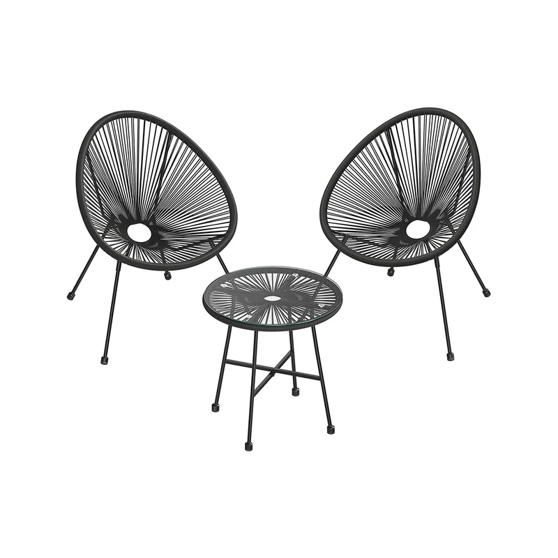 Conjunto de Muebles de Jardín Silla Acapulco Asientos de Exterior