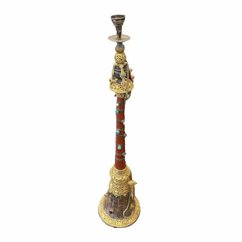 Tibetan Copper and Bronze Trumpet or Rgya Gling