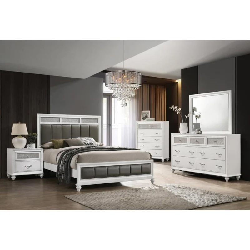 Coaster Furniture Barzini 205894 Dresser Mirror - White