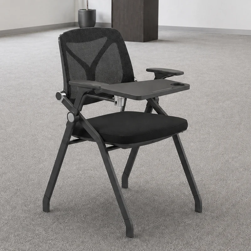 Comfortable Ergonomic Office Desk Chair - Minimalist Premium Mesh Back, Adjustable Armrests & Flip-Up Seat, Durable Frame For Home Office