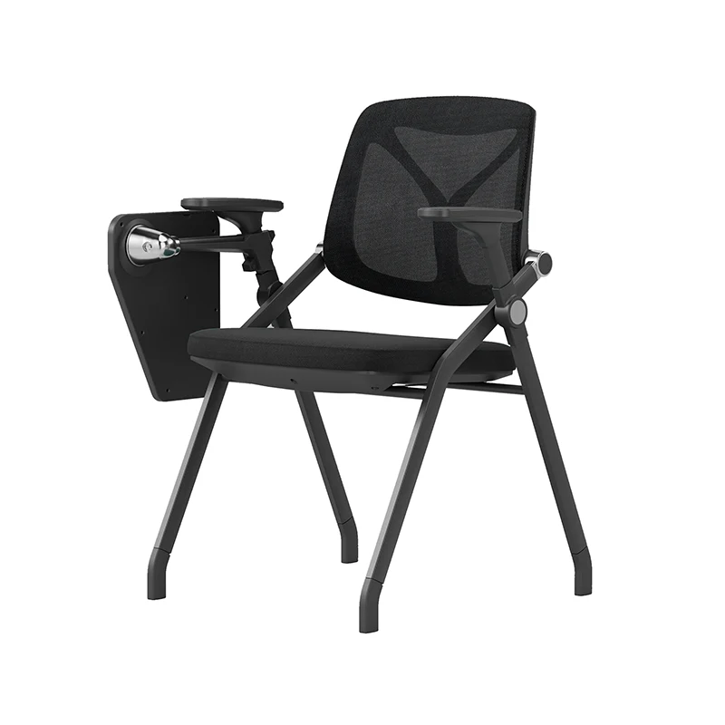 Stylish And Foldable Office Desk Chair - Minimalist Multifunctional Ergonomic Features And High-Density Sponge Seat For Home Office