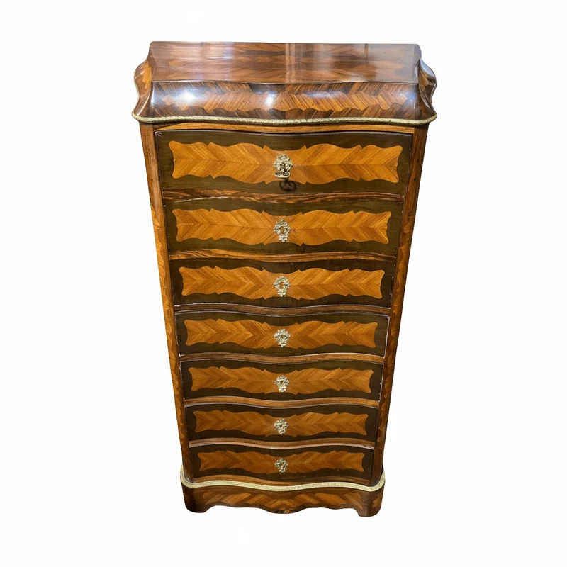 Chiffonier Louis XV rosewood veneer