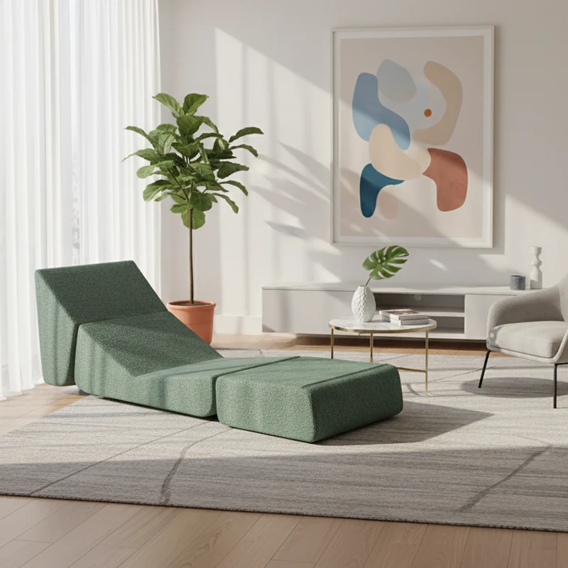 Flexible Space-Saving Compressed Sofa - Nordic Compressible, Frame-Free, 35D High Resilience Sponge For Comfort For Living Room & Bedroom