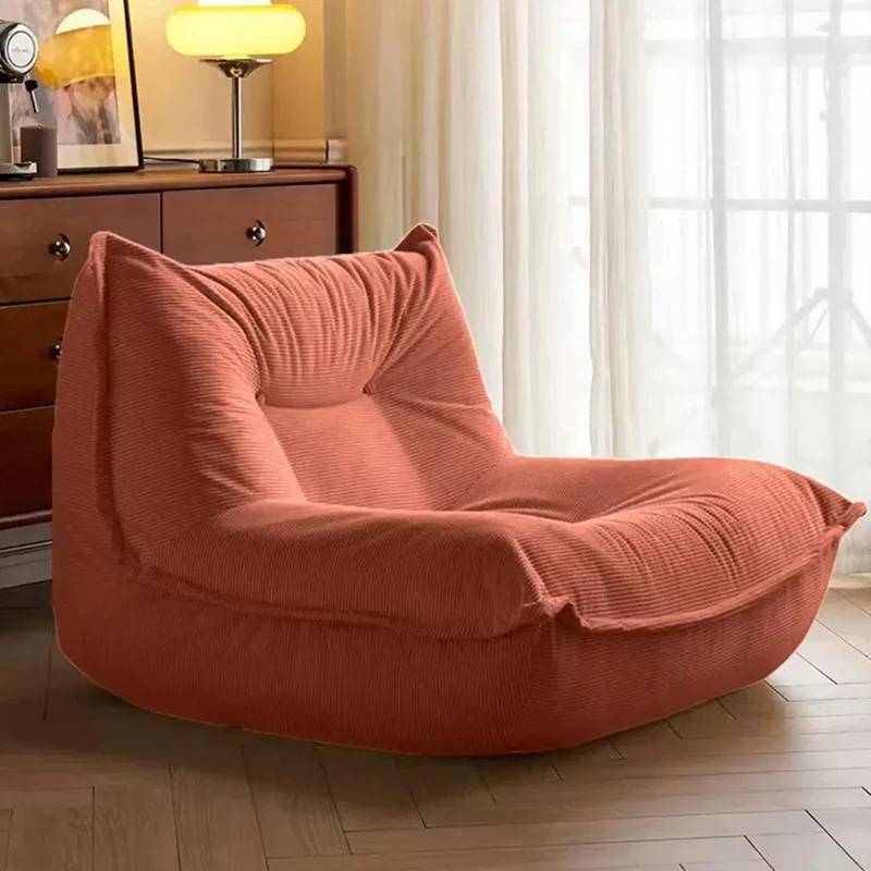 Contemporary Nordic Ergonomic Compressed Foam Sofa - Eco-Friendly High-Resilience Foam Fabric Sofa For Living Room & Bedroom