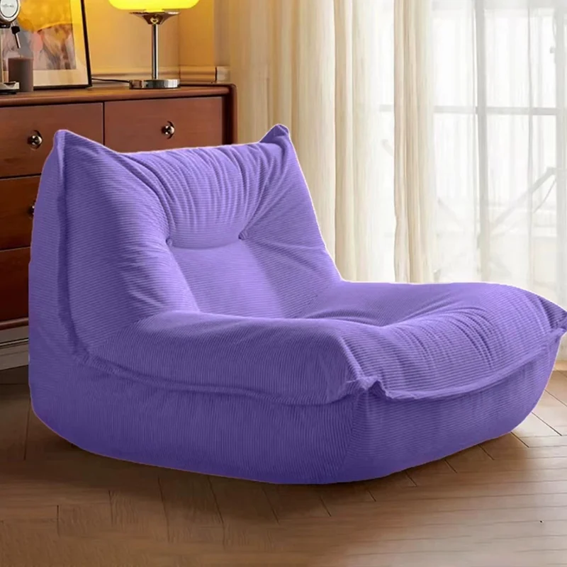 Contemporary Nordic Ergonomic Compressed Foam Sofa - Eco-Friendly High-Resilience Foam Fabric Sofa For Living Room & Bedroom