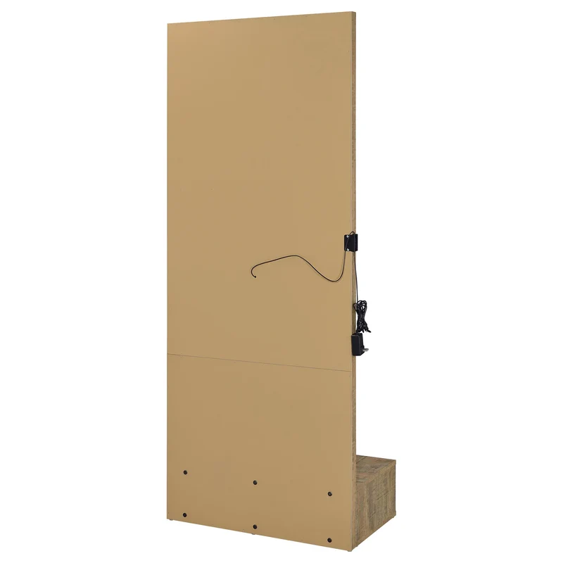 Coaster Furniture Spector 960965 1-drawer Lighted Full-Length Floor Mirror - Mango