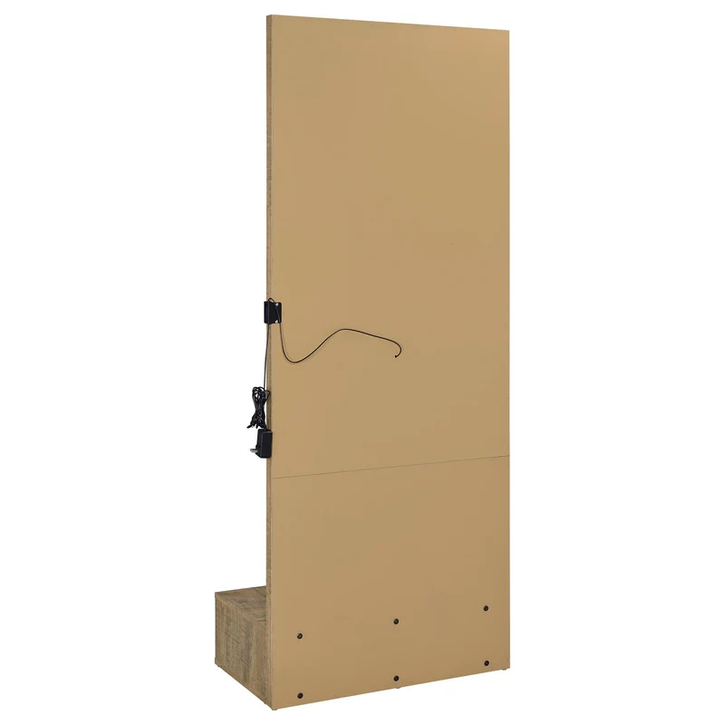 Coaster Furniture Spector 960965 1-drawer Lighted Full-Length Floor Mirror - Mango