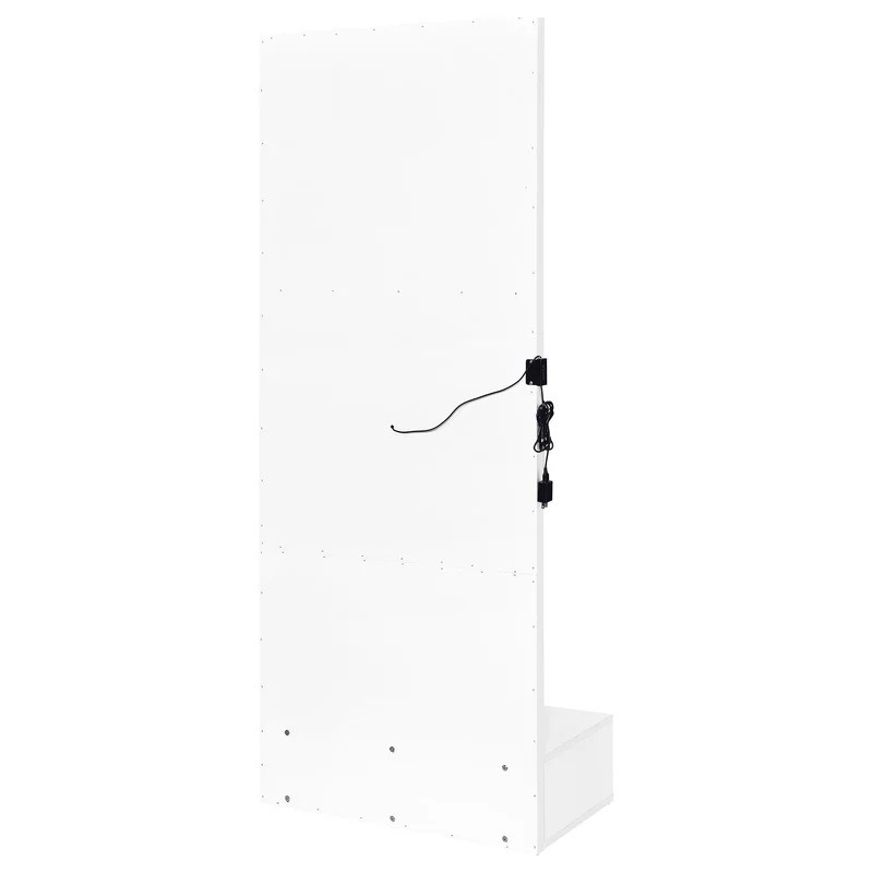 Coaster Furniture Spector 960954 1-drawer Lighted Full-Length Floor Mirror - White High Gloss