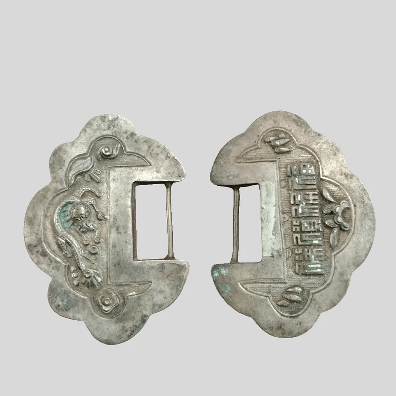 Antique metal Chinese pendants