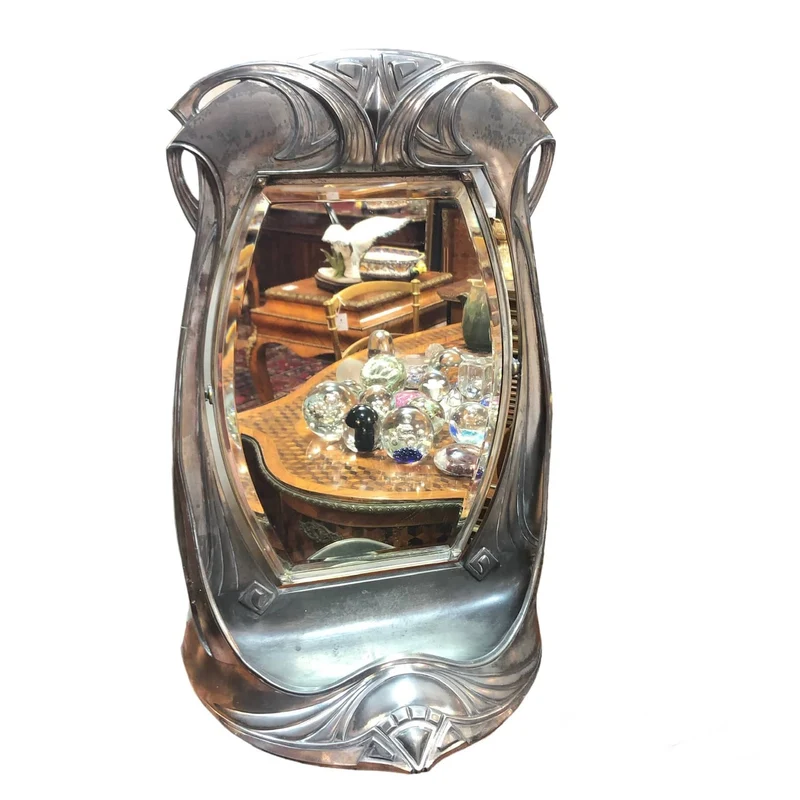 WMF German Art-Nouveau table mirror