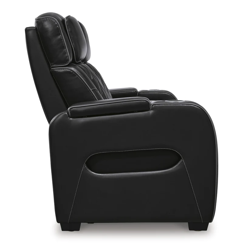 Signature Design by Ashley Boyington U2710615 Power Reclining Sofa with Adjustable Headrest