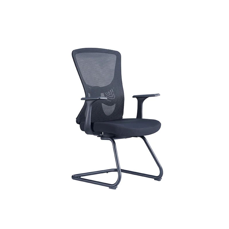 Versatile Business-Ready Design Mesh Cantilever Office Chair - Minimalist High-Strength Breathable Mesh Backrest Desk Chair For Home Office