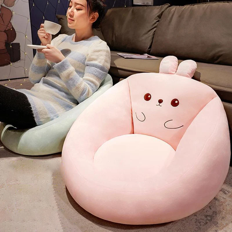 Contemporary Creative Polyester Fiber PP Cotton Round Cartoon Cushion Sofa Backrest Armrest Removable Cushion For Living Room & Bedroom