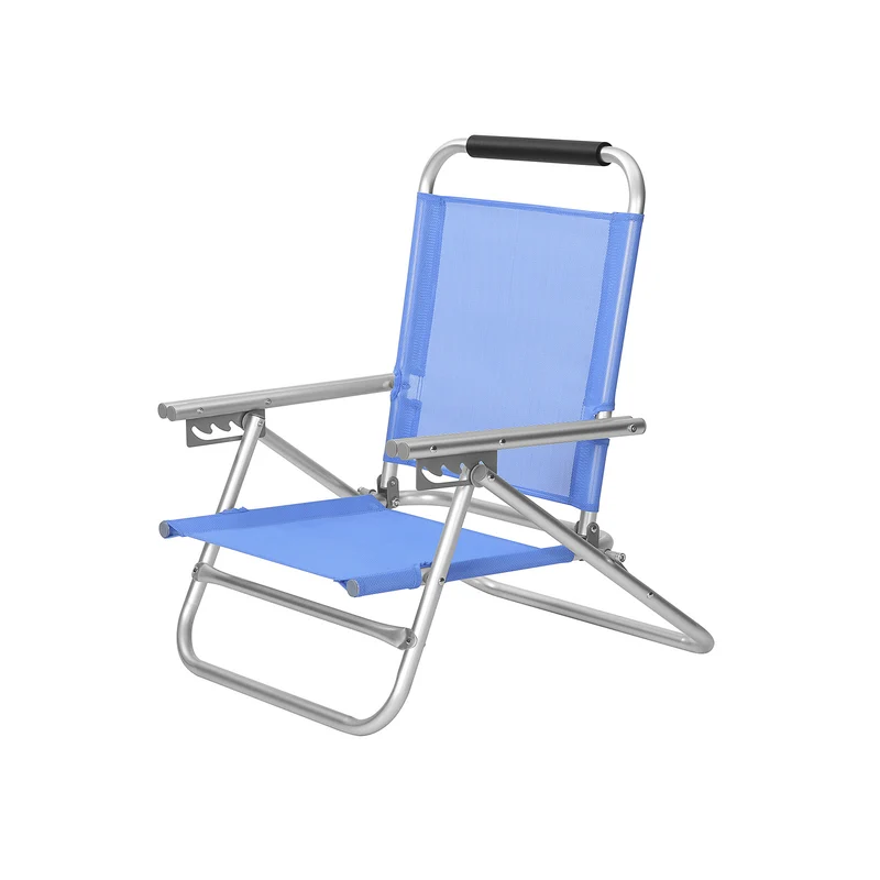 Silla de Playa Portátil con Respaldo