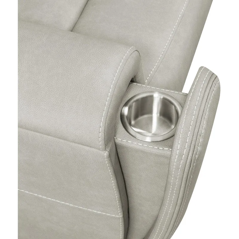 Coaster Furniture Brickston 603434PPP Triple Power Reclining Sofa - Grey