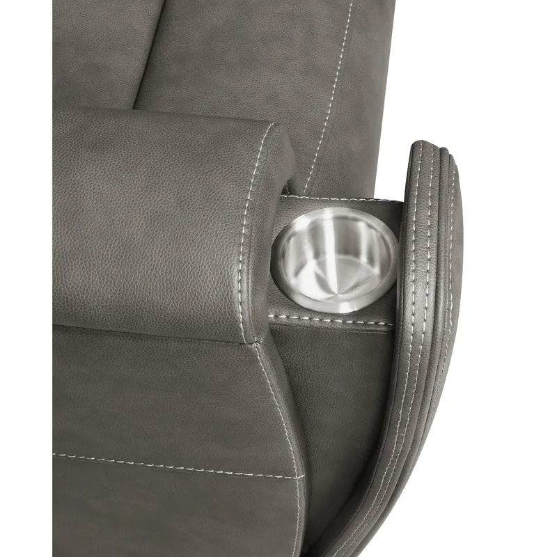 Coaster Furniture Brickston 603431PPP Triple Power Reclining Sofa - Charcoal