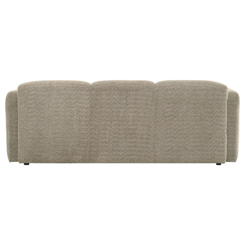 Coaster Furniture Dorset 509814 Fabric Upholstered Round Track Arm Sofa - Brown