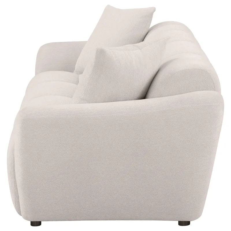 Coaster Furniture Destino 509301 Chenille Upholstered Splayed Arm Sofa - Greige