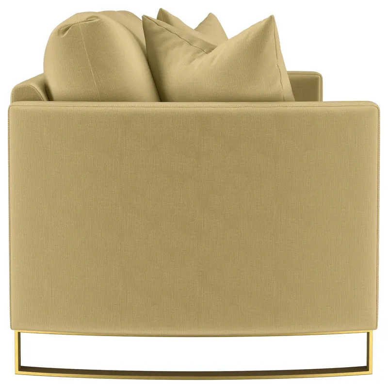Coaster Furniture Corliss 508824 Upholstered Curved Track Arm Sofa - Camel