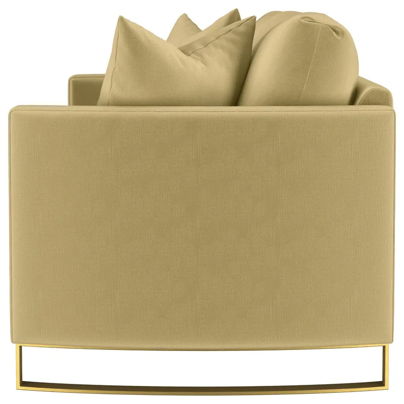 Coaster Furniture Corliss 508824 Upholstered Curved Track Arm Sofa - Camel
