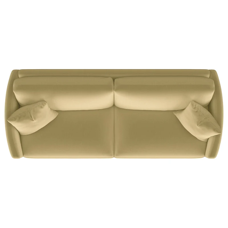 Coaster Furniture Corliss 508824 Upholstered Curved Track Arm Sofa - Camel