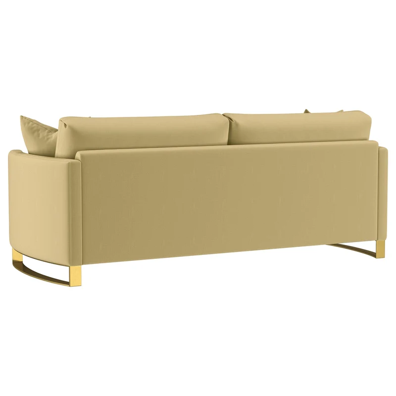 Coaster Furniture Corliss 508824 Upholstered Curved Track Arm Sofa - Camel
