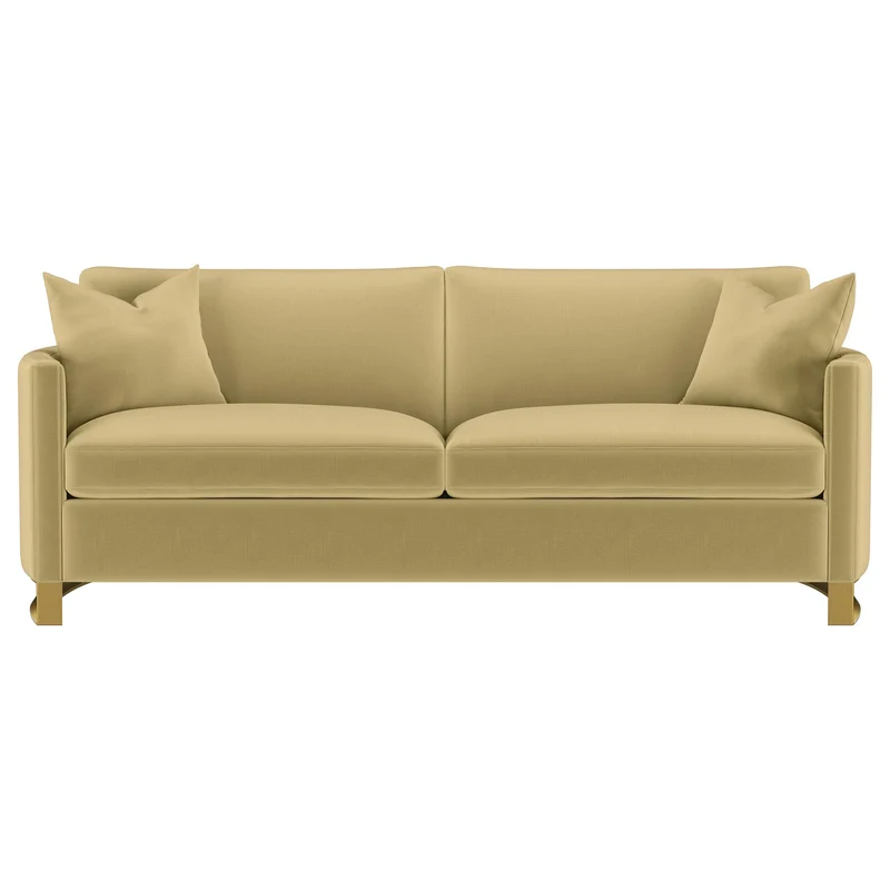 Coaster Furniture Corliss 508824 Upholstered Curved Track Arm Sofa - Camel