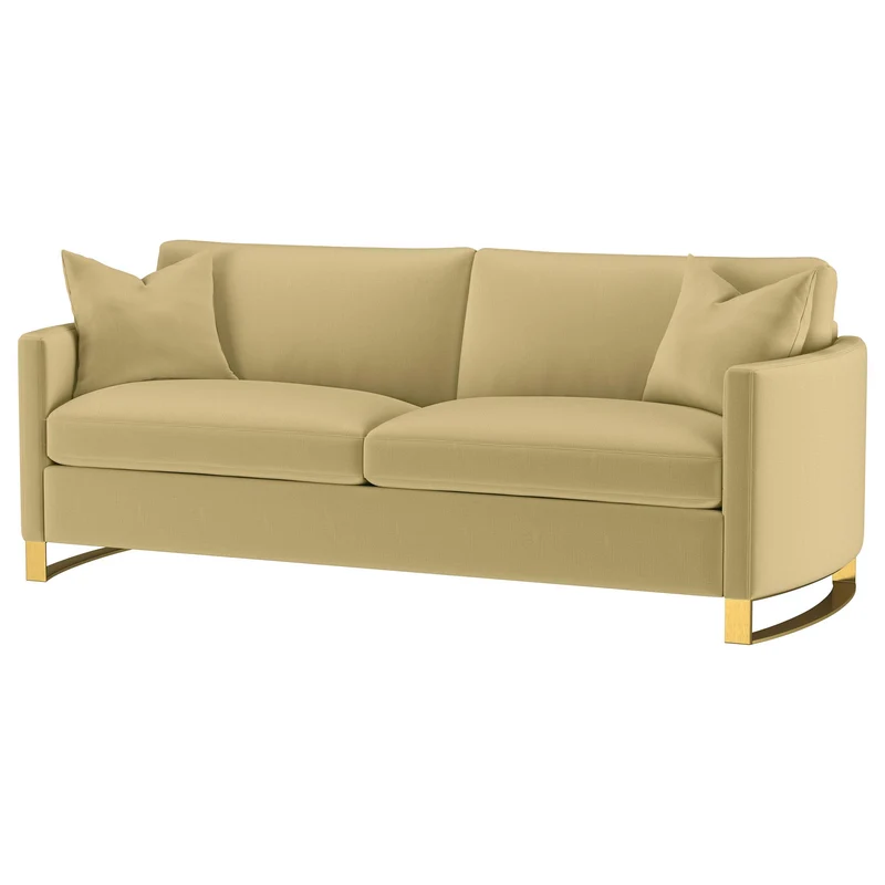 Coaster Furniture Corliss 508824 Upholstered Curved Track Arm Sofa - Camel