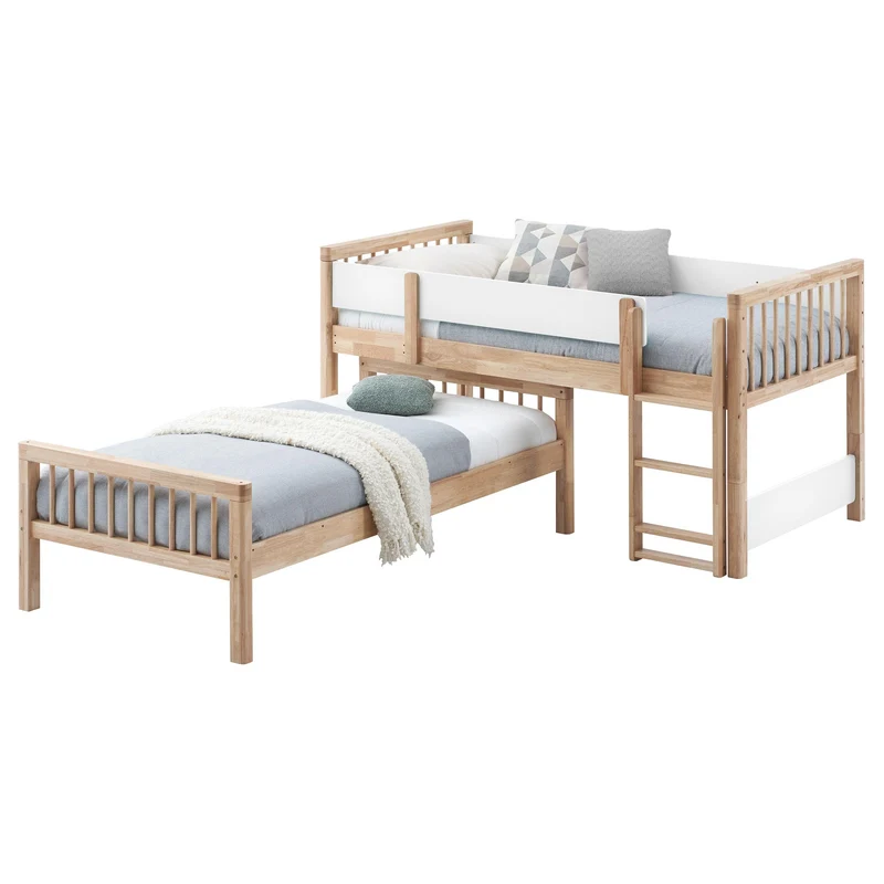 Coaster Furniture Dakota 461171 Wood Twin Over Twin Bunk Bed - Natural