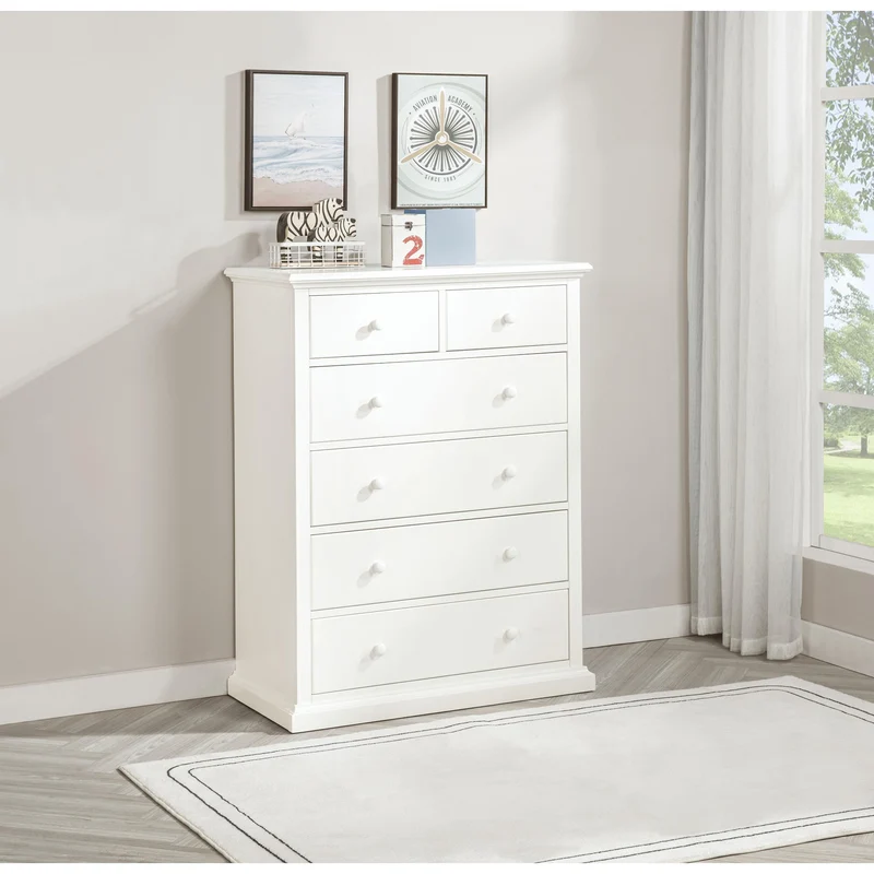 Coaster Furniture Sumerlin 460595WHT 6-drawer Bedroom Chest - White