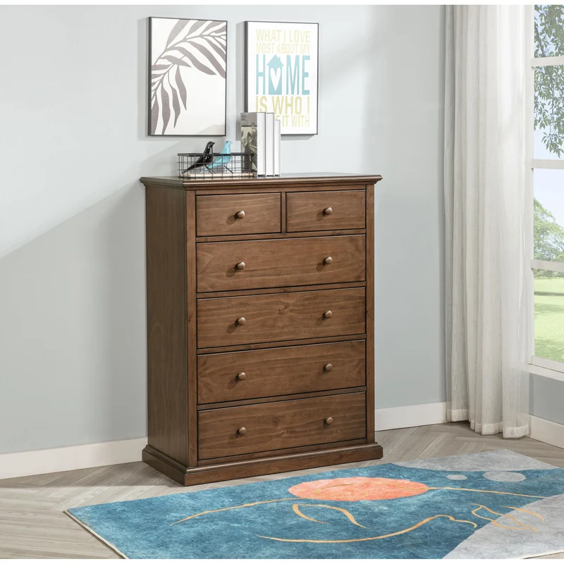 Coaster Furniture Sumerlin 460595WAL 6-drawer Bedroom Chest - Medium Brown