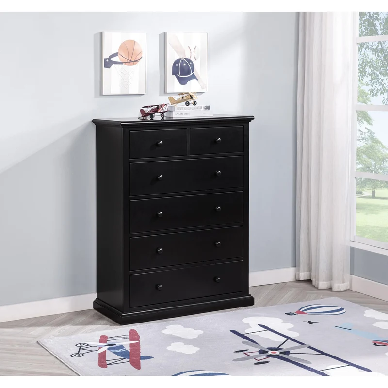 Coaster Furniture Sumerlin 460595BLK 6-drawer Bedroom Chest - Black