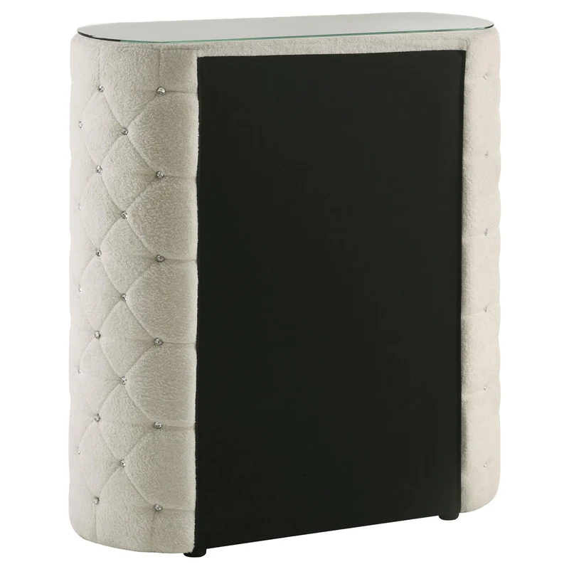 Coaster Furniture Sonya 360115 5-drawer Upholstered Bedroom Chest - Ivory
