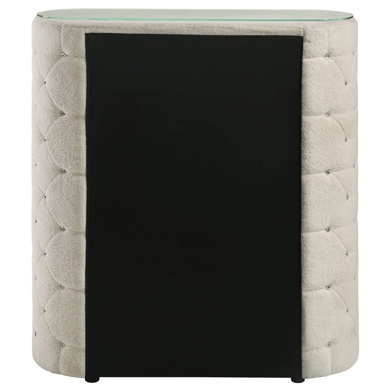 Coaster Furniture Sonya 360115 5-drawer Upholstered Bedroom Chest - Ivory