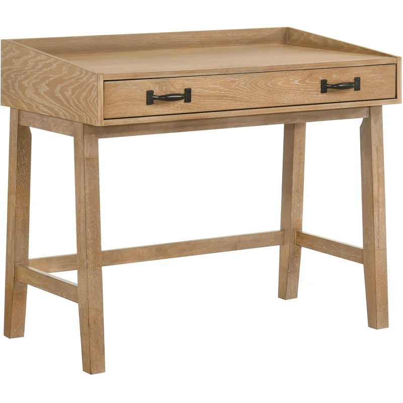 Coaster Furniture Fabian 802041 38-inch Computer Desk with Keyboard Drawer - Distressed Light Brown