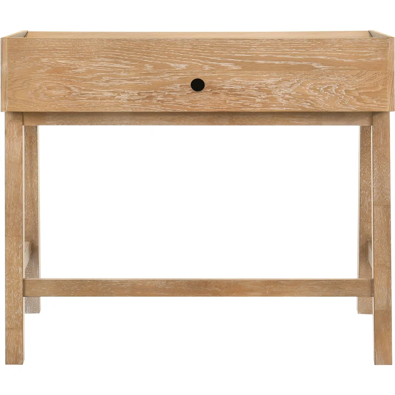Coaster Furniture Fabian 802041 38-inch Computer Desk with Keyboard Drawer - Distressed Light Brown