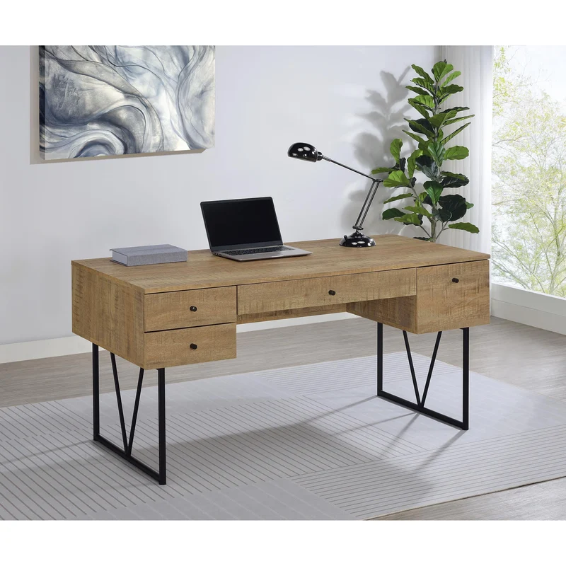 Coaster Furniture Analiese 801851 63-inch 4-drawer Writing Desk - Mango