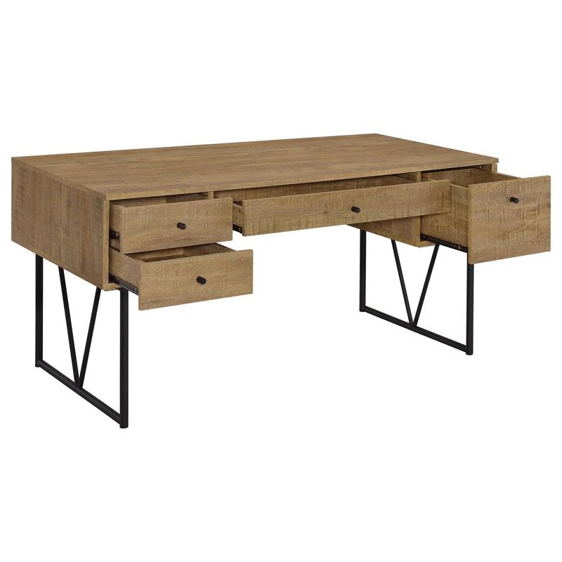 Coaster Furniture Analiese 801851 63-inch 4-drawer Writing Desk - Mango