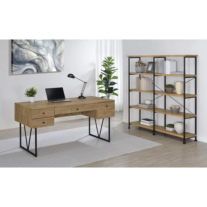 Coaster Furniture Analiese 801851 63-inch 4-drawer Writing Desk - Mango