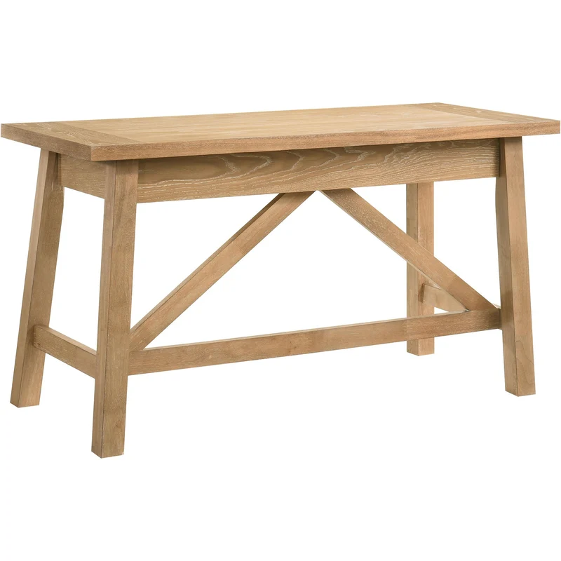 Coaster Furniture Fabian 801605 54-inch 2-drawer Computer Writing Desk - Distressed Light Brown