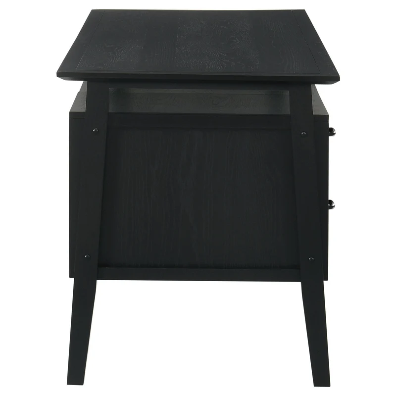 Coaster Furniture Goodson 801586 64-inch 4-Drawer Double Pedestal Computer Desk - Black