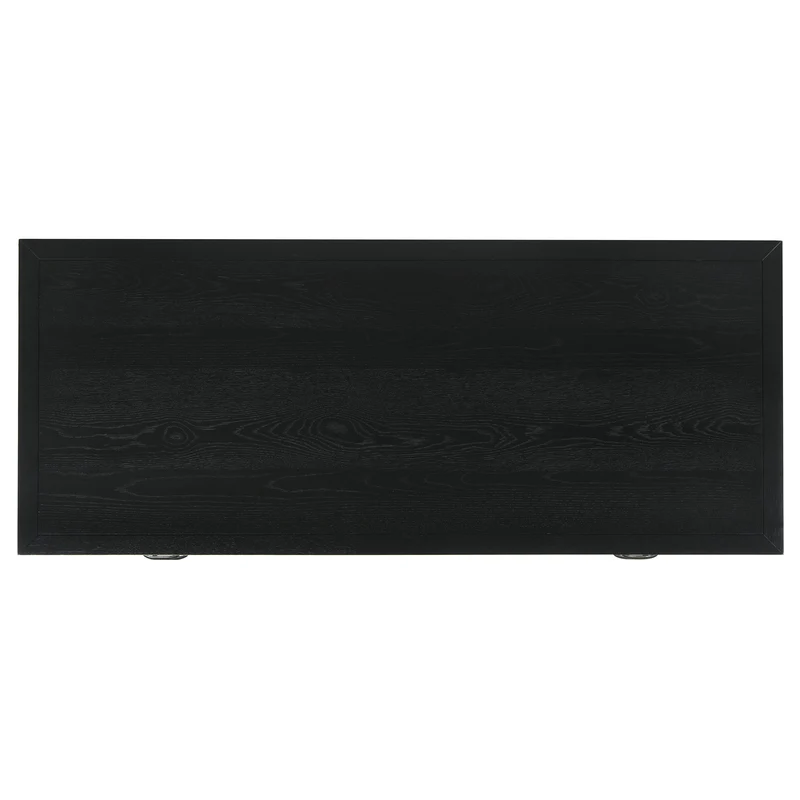 Coaster Furniture Goodson 801586 64-inch 4-Drawer Double Pedestal Computer Desk - Black