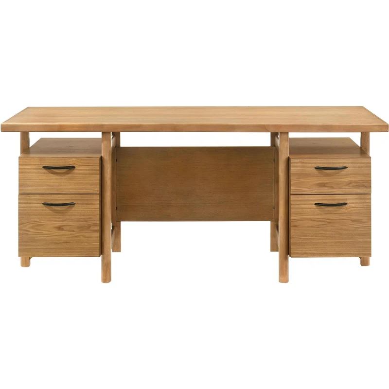 Coaster Furniture Roldan 801115 69-inch 4-drawer Computer Desk with File Drawer - Light Ash