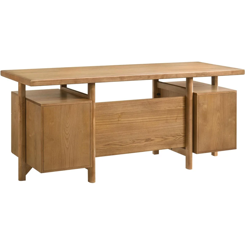 Coaster Furniture Roldan 801115 69-inch 4-drawer Computer Desk with File Drawer - Light Ash