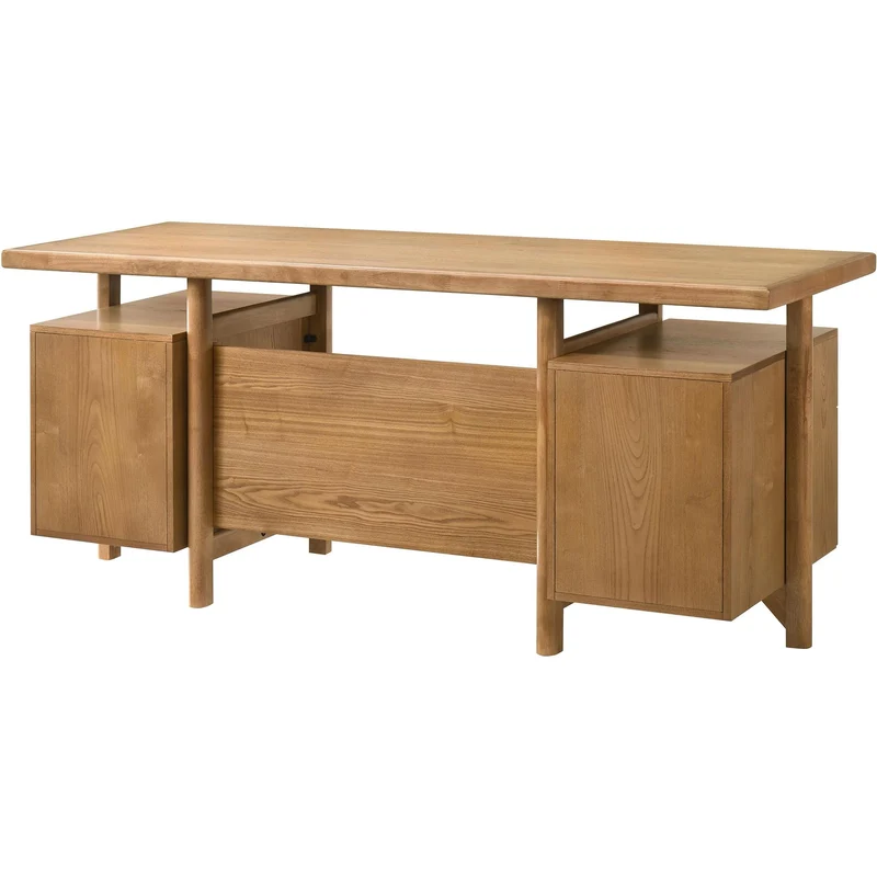 Coaster Furniture Roldan 801115 69-inch 4-drawer Computer Desk with File Drawer - Light Ash