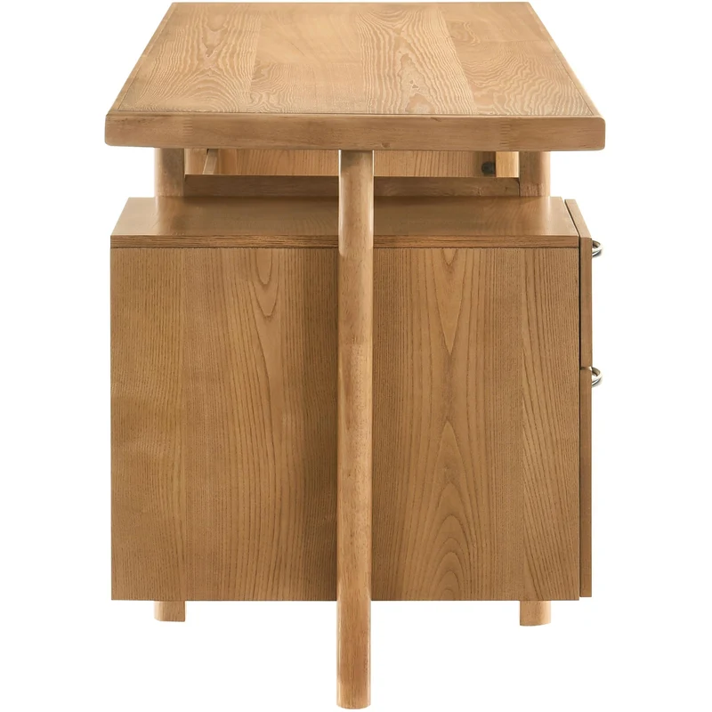 Coaster Furniture Roldan 801115 69-inch 4-drawer Computer Desk with File Drawer - Light Ash