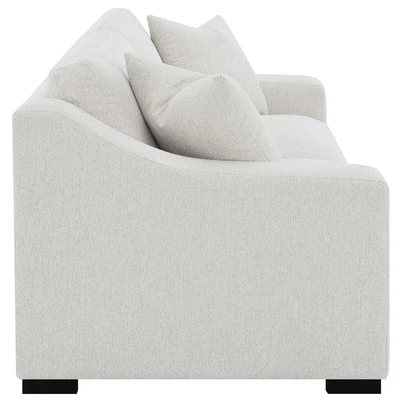 Coaster Furniture Ashlyn 552091 Fabric Upholstered Track Arm Sofa - Sand