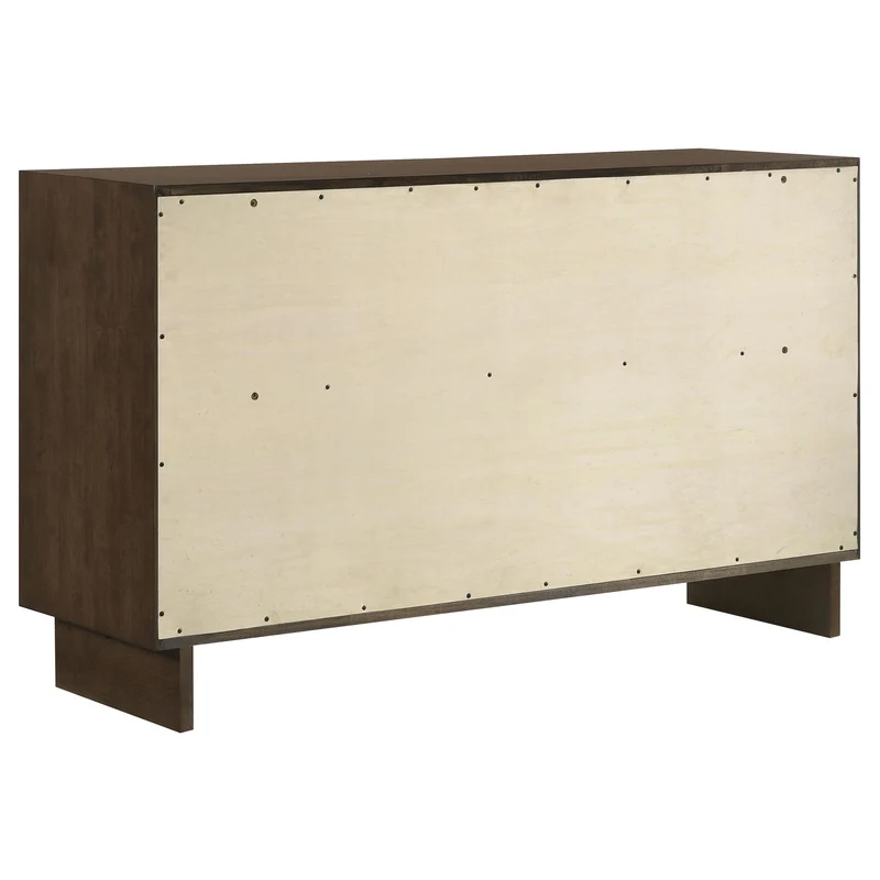 Coaster Furniture Glenwood 225013 6-Drawer Dresser Cabinet - Warm Brown