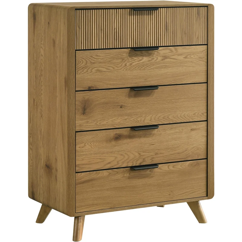Coaster Furniture Bennett 222905 5-drawer Bedroom Chest - Light Oak