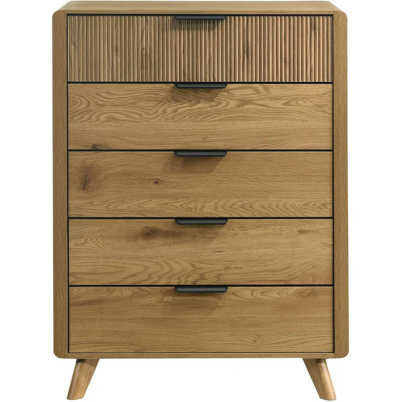 Coaster Furniture Bennett 222905 5-drawer Bedroom Chest - Light Oak